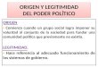 Origen y legitimidad del poder político_1ª parte