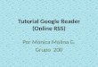 Tutorial google reader (online rss)