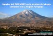 Aportes del INGEMMET en la gestión del riesgo volcánico en la Región Arequipa