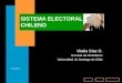 Sistema Electoral En Chile