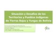 Situación y Desafíos de los Territorios y Pueblos indígenas de Tierras Bajas y Yungas de Bolivia