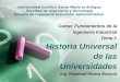USMA Fundamentos Tema 1 Historia universal de las universidades