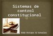 Sistemas de control constitucional
