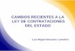 Nueva Ley de Contrataciones del Estado (Perú) - Luis Bossano Lomellini