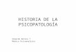 Historia de la psicopatología