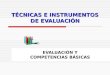 Instrumentos de la evaluación tema 4