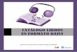 Catalogo audiolibros ONCE. Biblioteca Provincial da Coruña