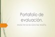 Portafolio de evaluación - María Fernanda Sánchez