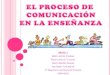 El proceso de comunicación en la enseñanza