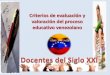 Criterios de evaluación en el proceso educativo venezolano