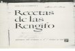 Recetas de Las Rengifo. Libro de cocina chilena, de esa cocina de nuestras madres