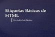 Etiquetas básicas de HTML
