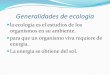 Generalidades de ecologia exposicion