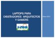Comparacion laptops Intel i7 i5 gamers diseñadores arquitectos