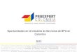 Proexport   oportunidades industria-servicios bpo colombia - junio - 2012