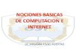 Nociones basicas de computación e internet