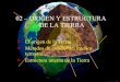 02 - Origen y estructura de la Tierra