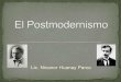 El pomodernismo peruano