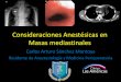 Consideraciones anestésicas en masas mediastinales