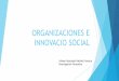 Organizaciones e innovacio social