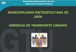 Concejo Metropolitano aprobó por unanimidad Nuevo Reglamento de Transporte Urbano