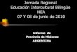 Jornada nea área educación intercultural bilingüe   indígena