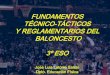 Fundamentos TéCnico TáCticos Y Reglamentarios Del Baloncesto 3º Eso