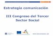 Estrategía comunicación iii congreso