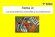 Tema 3. Los Instrumentos Musicales