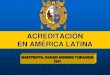 Acreditación en américa latina
