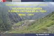 Peligros geológicos y zonas críticas en el Perú
