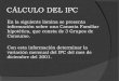 Cálculo del IPC
