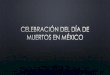 Celebracion del dia de muertos en mexico