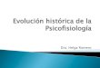 Evolucion historica de la psicofisiolofia