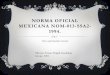 Norma oficial mexicana nom 013-ssa2-1994