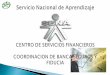Especialidad Banca - Centro de Servicios Financieros