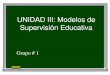 Modelos de Supervision Educativa