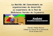 La gestión del conocimiento en  organizaciones de desarrollo:  la experiencia de la Red de  Bibliotecas Rurales de Cajamarca