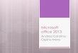 Microsoft office 2013 diapositivas
