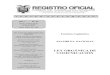 Ley Orgánica de Comunicación Registro Oficial