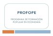 Programa de Formacón Popular en Economía