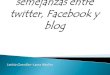 Redes sociales : Facebook, twitter, blog