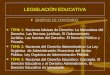 Unidad Curricular Legislacion Educativa