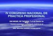 Elaborar una ponencia para el IV Congreso Nacional de Práctica Profesional