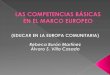 Las competencias básicas en el marco europeo