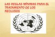 Presentacion las reglas mínimas para el tratamiento de los profesor Geovanny Vicente Romero