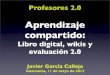 Aprendizaje compartido: Libro digital, wikis y evaluación 2.0