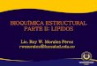 Bioquímica estructural parte ii lípidos