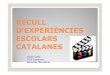 Recull d'experiències escolars en vídeo a Catalunya