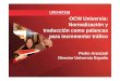 Hacia la internacionalización de la universidad española por la Normalización, Traducción y Posicionamiento en Internet